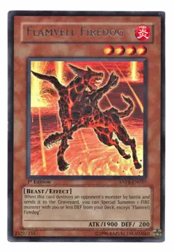 Yu-Gi-Oh Card: Flamvell Firedog ANPR-EN037 1st Edition RARE! EX - Image 1
