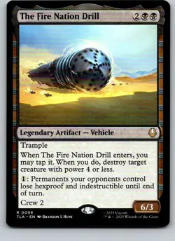 Fire Nation Drill TLA 98 MTG - Image 1