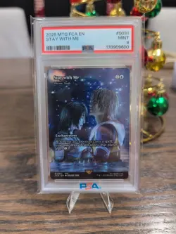 PSA 9 Stay with Me - Rhystic Study (Showcase) Final Fantasy FCA NON-Foil - Image 1