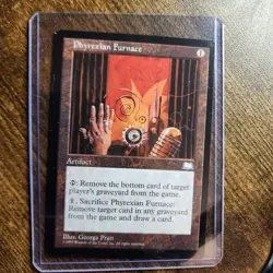 MTG - Magic The Gathering - Weatherlight - PHYREXIAN FURNACE - RARE - NEW PACKS! - Image 1