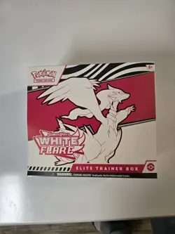 Pokemon Scarlet and Violet White Flare Elite Trainer Box ETB Sealed NEW IN BOX - Image 1