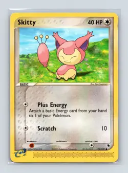 Pokemon TCG Skitty 70/109 Ruby and Sapphire Normal LP - Image 1