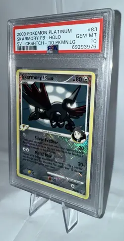 2009 Pokemon Platinum Supreme Victors Skarmory FB Holo #83 - PSA 10 GEM MT - Image 3