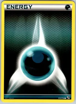 Darkness Energy 111/114 Common Black & White Pokemon NM - Image 1
