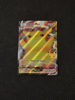 Pokemon TCG Sword & Shield Black Star Promo: Pikachu VMAX SWSH062 - Near Mint - Image 1