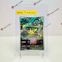2023 Pokemon SV 151 Mew En Pikachu Illustration Rare Full Art 173/165 NM - Image 1