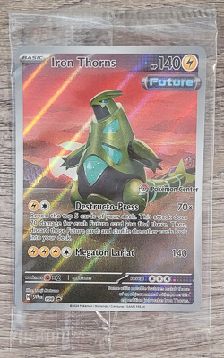 Iron Thorns - SVP 098 - Pokemon Center Exclusive - Black Star Promo - Sealed - Image 1