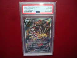 2022 POKEMON SWORD & SHIELD LOST ORIGIN #186 FULL ART GIRATINA V PSA 10 CENTERED - Image 1