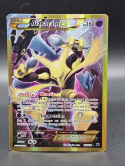Alakazam EX 125/124 XY Fates Collide 2016 Secret Holo Rare Pokemon - Image 1