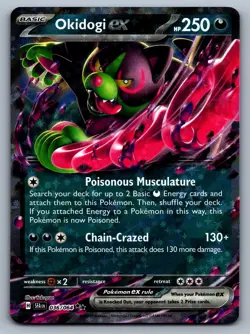 Okidogi ex Double Rare Holo #036/064 SV: Shrouded Fable Pokemon TCG - Image 1