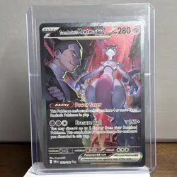 Pokemon Team Rocket's Mewtwo ex 231/182 Sv10 Special Illustration Rare Holo EX - Image 1