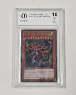 2010 Yu-Gi-Oh! Legendary Collection - Slifer the Sky Dragon - BCCG 10 Mint - Image 1