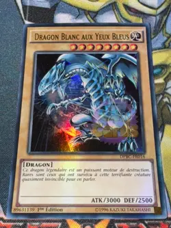 CARTE Yu Gi Oh DRAGON BLANC AUX YEUX BLEUS DPBC-FR016 1ere edition - Image 1