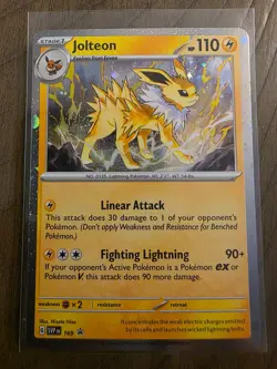 Jolteon - 169 (Cosmos Holo) 169 Sv: Scarlet & Violet Promo Cards Holo - Image 1