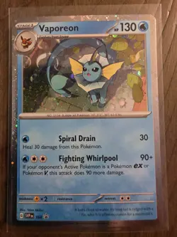 Vaporeon - 168 (Cosmos Holo) 168 Sv: Scarlet & Violet Promo Cards Holo - Image 1