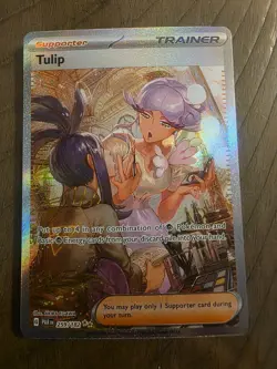 Pokemon TCG Tulip Card 259/182 Paradox Rift Sir Trainer - Image 1