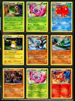 2015 Pokemon XY BREAKTHROUGH Set Near Complete HOLO Rare REVERSE FOIL Cards NM+ - Image 2