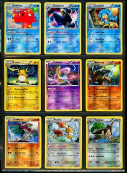 2015 Pokemon XY BREAKTHROUGH Set Near Complete HOLO Rare REVERSE FOIL Cards NM+ - Image 3