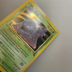 Muk 13/62 Holo Rare Fossil Unlimited Pokemon Card NM-LP+ - Image 3