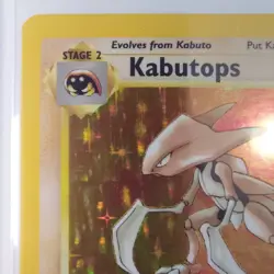 Kabutops 9/62 Holo NM/LP Rare Fossil Pokemon TCG Trading Card Sleaved Since 1999 - Image 3