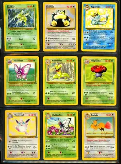 1999 Pokemon JUNGLE Set COMPLETE Unlimited Edition NON HOLO Cards #17-64 WotC NM - Image 3