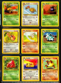 1999 Pokemon JUNGLE Set COMPLETE Unlimited Edition NON HOLO Cards #17-64 WotC NM - Image 4