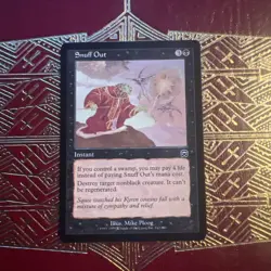 Snuff Out Mercadian Masques MTG Magic the Gathering Card - Image 1
