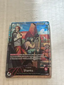 One Piece PSA Magazine Promo Card Shanks OP09-001 Leader Alt Art English - Image 1