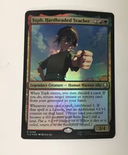 Toph, Hardheaded Teacher Prerelease Cards Foil - Image 1