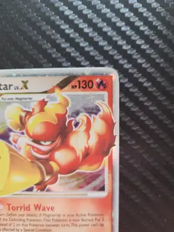 Magmortar LV.X 123/123 Holo Rare 2007 D&P Mysterious Treasures Pokemon Card LP - Image 3