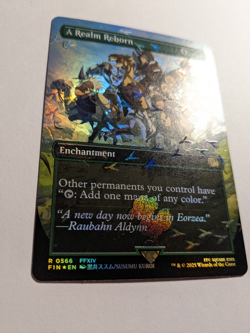 A Realm Reborn (Borderless) (Chocobo Track Foil) Final Fantasy Foil MtG 566 - Image 2