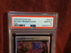 Secret Rendezvous (0219) Foil Barrett Final Fantasy Magic the Gathering *PSA 10 - Image 2