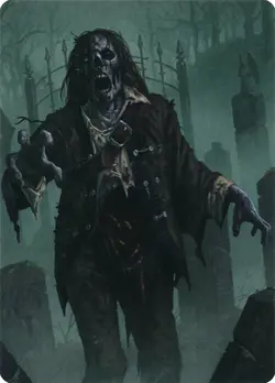 Zombie // Zombie Double-Sided Token [Unstable Tokens] Lightly Played Foil - Image 2