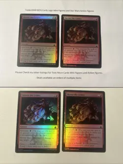 Foil SKEWER THE CRITICS Ravnica Remastered Magic MTG Playset (x4) - Image 1