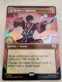 Redirect Lightning - #343 Foil (Showcase) Avatar: The Last Airbender - Mtg - Image 1