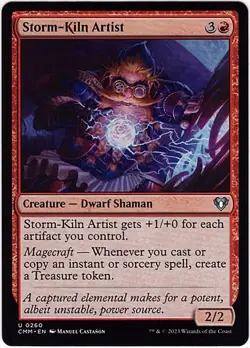 MTG Commander Masters Storm-Kiln Artist (Uncommon) - Image 1