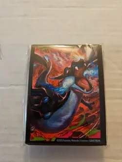 Pokemon Mega Charizard X ex UPC Playmat, Deckbox, Sleeves, Coin, Damage Counters - Image 3