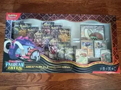 Pokemon Paldean Fates Great Tusk Iron Treads Ex Premium FREE WIGLETT ORNAMENT - Image 2