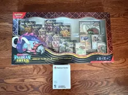 Pokemon Paldean Fates Great Tusk Iron Treads Ex Premium FREE WIGLETT ORNAMENT - Image 3