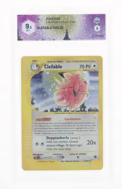 Pokemon-Clefable (Holo)- Set Base Expedition 2002 -GRAAD 9.5 MT+ ITA - Image 1