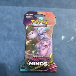 Pokemon Sun & Moon Unified Minds Sleeved Blister Pack - Image 1