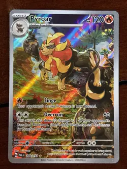 Pokemon Paldea Evolved Pyroar 200/193 Illustration Rare Holo - Image 1