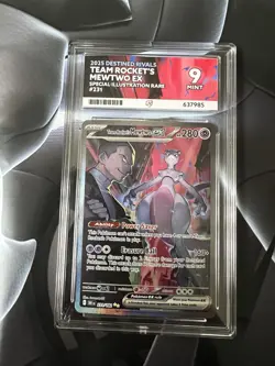 Pokemon TCG Team Rocket's Mewtwo EX Destined Rivals 231/182 Illustration Ace 9 - Image 1