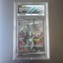 Pokemon TCG Reshiram EX 166/086 SIR Ace 10 Perfect Subgrades - PSA 10 contender - Image 1