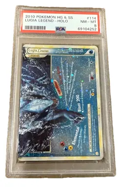 Lugia Legend Top And Bottom 113/123, 114/123 Pokemon HeartGold SoulSilver LP/MP - Image 2