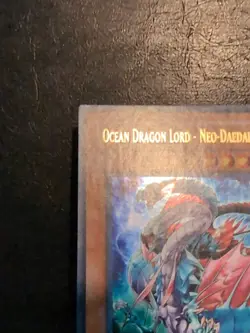 Yu-Gi-Oh ULTRA RARE OCEAN DRAGON LORD NEO-DAEDALUS CORRECTED LONG TEXT SD4-EN001 - Image 5