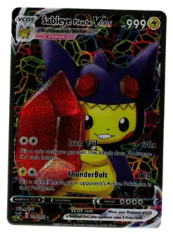 Pokemon Costume Poncho Fan Art Card #035/055 Sableye Pikachu VCOS - Image 1