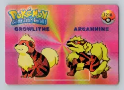 Pokemon Card - Growlithe & Arcanine #1218 - Vending Machine - Holo - Image 1