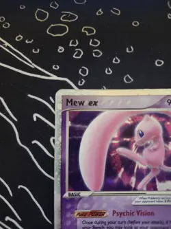 Pokemon TCG Holon Phantoms Mew EX 100/110 Holo Ultra Rare Card 2006 - Image 3
