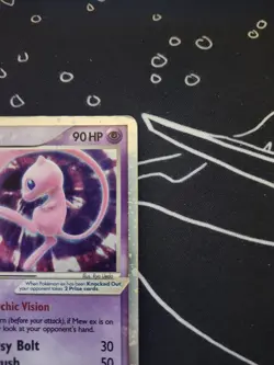 Pokemon TCG Holon Phantoms Mew EX 100/110 Holo Ultra Rare Card 2006 - Image 4